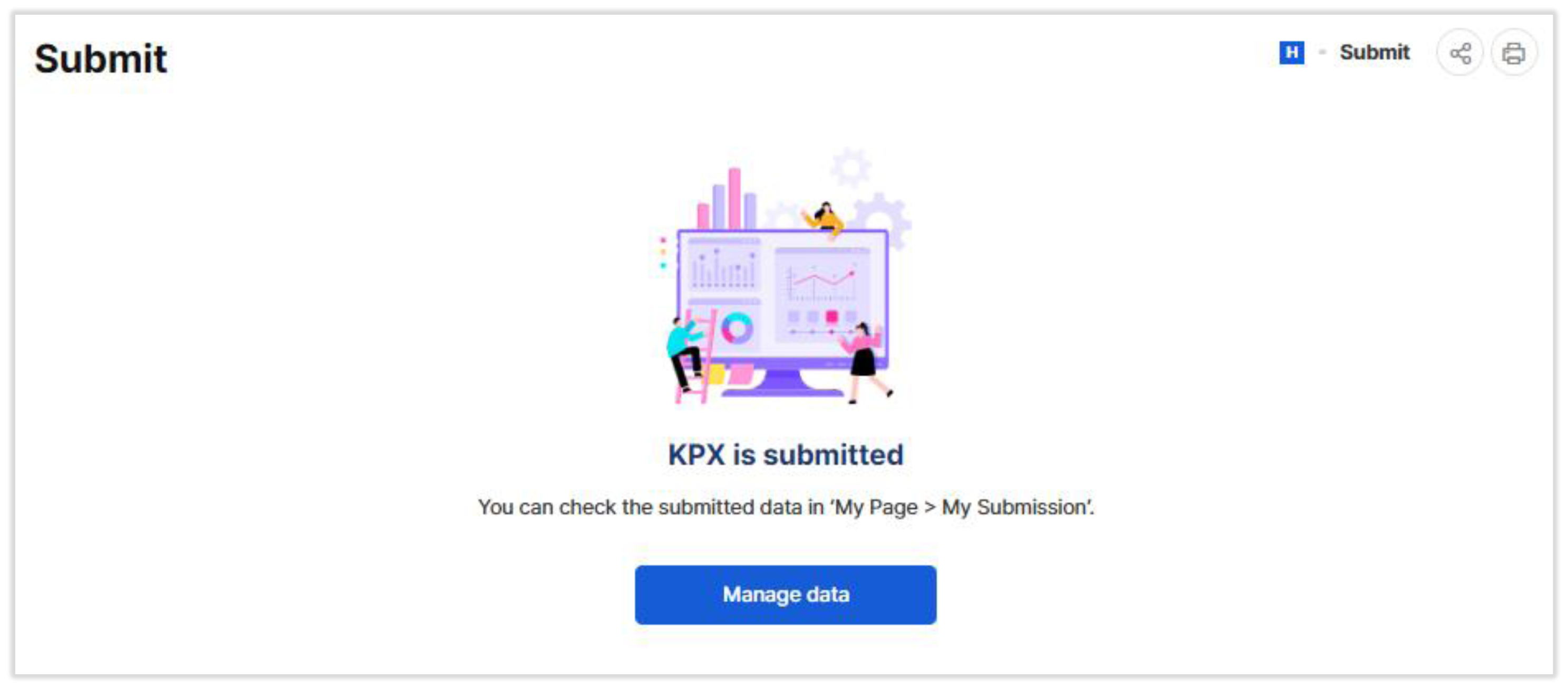 Completed submission